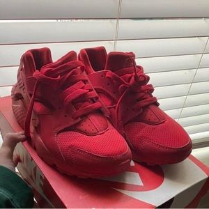 Red Huarache only worn once :)